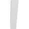 Ekena Millwork 5 1/2-in. W x 18-in. D x 24-in. H Traditional Architectural Grade PVC Knee Brace BRCP055X18X24TRA - alternate 3